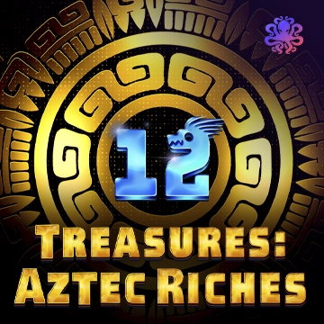 Octoplay : 12 Treasures: Aztec Riches - SPACEMANSLOT88