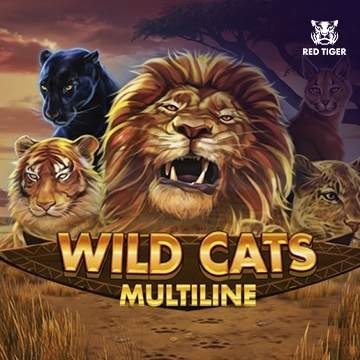 Redtiger : Wild Cats Multiline - SPACEMANSLOT88
