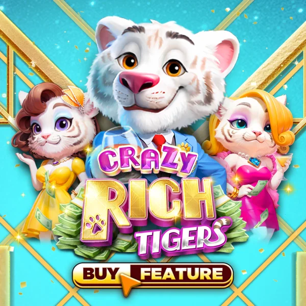 Microgaming : Crazy Rich Tigers - SPACEMANSLOT88